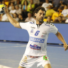 Juanín lanza un penalti en la última edición de la Copa del Rey, celebrada en León. F. OTERO PERANDONES