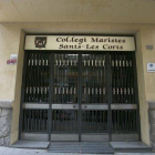 Entrada a la escuela de los Maristas en el distrito de Les Corts (Barcelona).