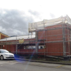 Obras de la Casa de la Cultura de Matachana, en el municipio de Castropodame.