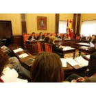 Un momento del Pleno del 2008 en el que fue aprobada la polémica subida del IBI.