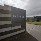 Entrada a la  sede central del grupo Inditex, en Arteixo.