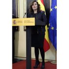 La vicepresidenta, Soraya Sáenz de Santamaría.