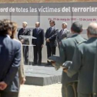Rubalcaba, durante el homenaje a las víctimas del atentado de Vic ocurrido hace 18 años.