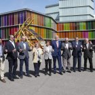 Cs presentó ayer su candidatura frente al Musac. JESÚS F. SALVADORES