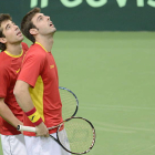 Marc y Granollers miral al dielo en busca de un remedio para frenar el juego sólido de los checos.