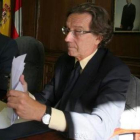 El director general de Caixa Galicia en un acto cultural en Ponferrada