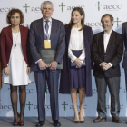 Participantes en el  VI Foro contra el Cáncer, con el lema ‘Por un enfoque integral’. EMILIO NARANJO