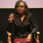 Anita Hill, en un debate sobre acoso sexual, el pasado 8 de diciembre en Beverly Hills.
