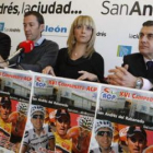 La alcaldesa de San Andrés, durante la presentación del Criterium
