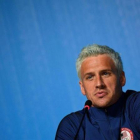 Ryan Lochte, durante la rueda de prensa que dio dos días antes de la inauguración de los Juegos de Río.
