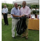 José Luis Salado, con Santiago Sarmiento, gerente del Diario de León