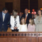 A la cita no han asistido ni el rey Juan Carlos ni las infantas Cristina y Elena.