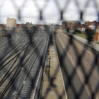 Obras del AVE en León