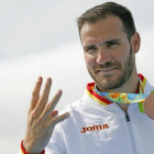 Saúl Craviotto en los JJOO de Rio con la medalla de bronce.