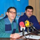 Canedo y Cela, durante la convocatoria de ayer.