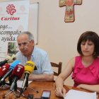 José Antonio Prada y Úrsula Macías, en la comparecencia. ANA F. BARREDO