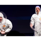 Eduardo Galán y Darío Adanti llegan al Teatro San Francisco con el musical ‘Mongolia 2.0’. DL