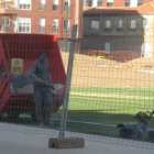 Las obras afectan a la remodelación integral del parque de la Era, incluido el campo de fútbol siete