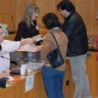 Un momento de las elecciones celebradas en el Ayuntamiento