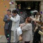 La primera pareja homosexual que se casó a principios de octubre en el Ayuntamiento de Ponferrada