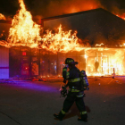 Varias ciudades soportan disturbios, peleas con las fuerzas de seguridad, incendios y diferentes destrozos del mobiliario.