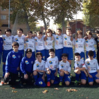 Formación del equipo USO/La Mina que disputa la Liga CHF.