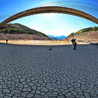 Los ciclos de sequía extrema alternados con otros lluviosos se observan en el pantano de Luna. RAMIRO