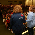 Un momento del acto celebrado esta mañana sobre violencia de género