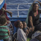 Rescate humanitario por parte del Open Arms el domingo 30 de junio de 2019.