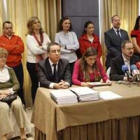 Miembros de la Asociación de Familiares Accidente Turquía Yak-42.