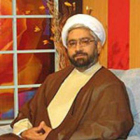 El ayatolá Dehnavi durante su programa.