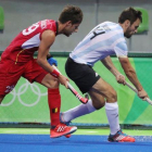 Massó, durante la final contra Bélgica.