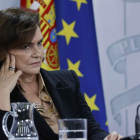 La vicepresidenta primera, Carmen Calvo. ZIPI