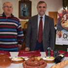 Tomás Gallego y José Miguel Palazuelo, ayer, en la presentación de la feria. RUBÉN
