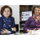 Las periodistas de Diario de León Carmen Tapia y Ana Gaitero. DL