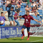 Borjas Martín es ya el referente ofensivo del Pontevedra con cuatro goles.