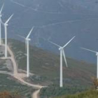 Imagen de archivo de parques eólicos instalados en la comarca de El Bierzo