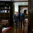 Francisco Fernández y Juan Vicente Herrera se reunieron durante cerca de una hora en Valladolid