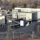 Las instalaciones de la Hullera Vasco Leonesa, que empezarán a mover carbón el lunes.
