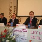 De Marco, Carrión, Robles y Fresno, en la sesión de ayer.