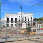 Estado actual de las obras de la sede central del Museo Nacional de la Energía de Ponferrada, en Compostilla I.