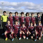 Formación de la selección de León sub 12.