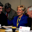 Algunos de los gobernadores que participaron ayer en la reunión de la Asociación de Gobernadores del