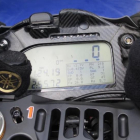 Cuadro de mandos ('display') de la Yamaha M1 de Jorge Lorenzo.