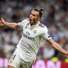 Bale celebra su gol.