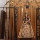 Imagen de La Peregrina, patrona de Sahagún, en el museo de las Benedictinas, donde reside.
