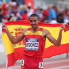 Saúl Ordóñez no pudo tener un mejor debut en un Mundial de atletismo.