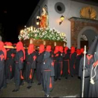 La otra talla de la procesión de Flores del Sil fue la Virgen de la Esperanza del Camino,