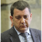 Riesco, en la rueda de prensa del lunes tras la moción.