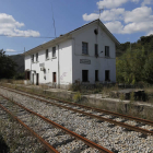 Antigua estación del ferrocarril Ponferrada-Villablino en Páramo del Sil